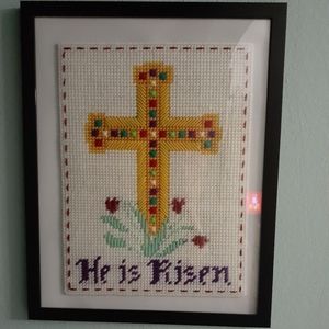 "He is Risen" wall art